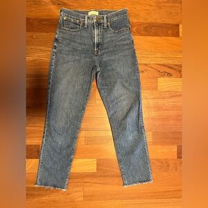 Madewell High Rise Medium Wash Jeans